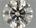 Natural Diamond 0.50 Carats, Round with Excellent Cut, J Color, SI2 Clarity and Certified by IGI