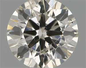 Picture of Natural Diamond 0.50 Carats, Round with Excellent Cut, J Color, SI2 Clarity and Certified by IGI