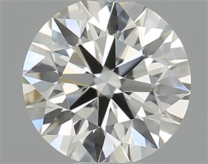 Picture of Natural Diamond 0.40 Carats, Round with Excellent Cut, K Color, IF Clarity and Certified by GIA