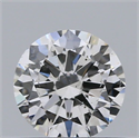 Natural Diamond 0.50 Carats, Round with Very Good Cut, F Color, SI2 Clarity and Certified by GIA