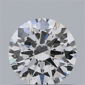 Picture of Natural Diamond 0.50 Carats, Round with Very Good Cut, F Color, SI2 Clarity and Certified by GIA