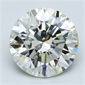 Natural Diamond 2.49 Carats, Round with Excellent Cut, K Color, VS1 Clarity and Certified by GIA