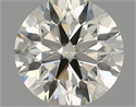 Natural Diamond 0.60 Carats, Round with Excellent Cut, I Color, VS2 Clarity and Certified by IGI