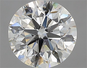 Picture of Natural Diamond 2.00 Carats, Round with Excellent Cut, H Color, SI2 Clarity and Certified by GIA