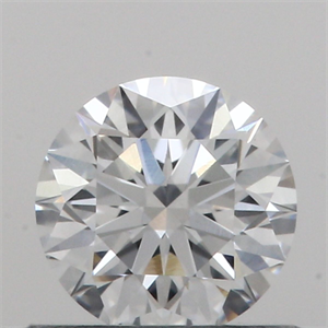 Picture of Natural Diamond 0.52 Carats, Round with Excellent Cut, E Color, I1 Clarity and Certified by GIA