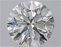 Natural Diamond 3.01 Carats, Round with Excellent Cut, F Color, VS2 Clarity and Certified by GIA