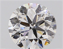 Natural Diamond 0.50 Carats, Round with Very Good Cut, E Color, SI2 Clarity and Certified by GIA