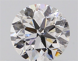 Picture of Natural Diamond 0.50 Carats, Round with Very Good Cut, E Color, SI2 Clarity and Certified by GIA