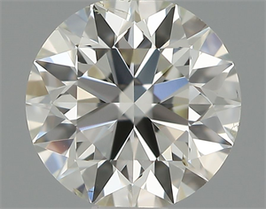 Picture of Natural Diamond 0.55 Carats, Round with Excellent Cut, H Color, SI1 Clarity and Certified by IGI