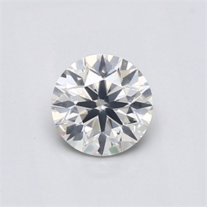 Picture of Natural Diamond 0.60 Carats, Round with Very Good Cut, I Color, SI2 Clarity and Certified by GIA