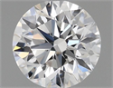 Natural Diamond 0.44 Carats, Round with Excellent Cut, E Color, VS1 Clarity and Certified by GIA