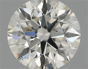 Picture of Natural Diamond 0.40 Carats, Round with Excellent Cut, J Color, SI2 Clarity and Certified by IGI