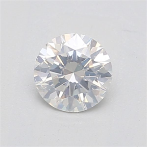 Picture of Natural Diamond 0.53 Carats, Round with Excellent Cut, H Color, SI2 Clarity and Certified by IGI