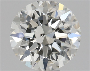 Picture of Natural Diamond 0.40 Carats, Round with Excellent Cut, I Color, SI2 Clarity and Certified by GIA