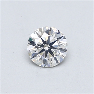 Picture of Natural Diamond 0.40 Carats, Round with Very Good Cut, F Color, SI2 Clarity and Certified by GIA