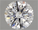 Natural Diamond 2.01 Carats, Round with Excellent Cut, D Color, SI1 Clarity and Certified by GIA