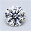 Natural Diamond 1.51 Carats, Round with Excellent Cut, D Color, VVS2 Clarity and Certified by GIA