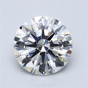 Picture of Natural Diamond 1.51 Carats, Round with Excellent Cut, D Color, VVS2 Clarity and Certified by GIA