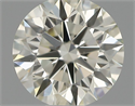 Natural Diamond 0.45 Carats, Round with Excellent Cut, I Color, VS1 Clarity and Certified by IGI