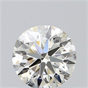 Natural Diamond 0.50 Carats, Round with Very Good Cut, K Color, VS2 Clarity and Certified by GIA