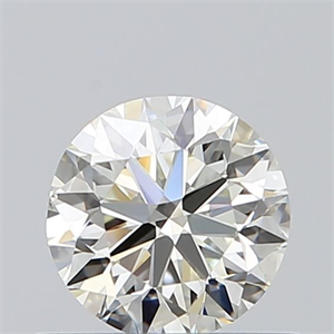 Picture of Natural Diamond 0.50 Carats, Round with Very Good Cut, K Color, VS2 Clarity and Certified by GIA