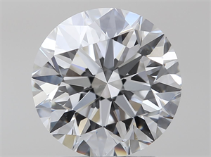 Picture of Natural Diamond 2.03 Carats, Round with Very Good Cut, E Color, VS2 Clarity and Certified by GIA