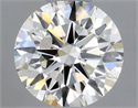 Natural Diamond 0.40 Carats, Round with Excellent Cut, J Color, VVS1 Clarity and Certified by GIA