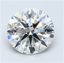 Natural Diamond 4.27 Carats, Round with Excellent Cut, J Color, VS2 Clarity and Certified by GIA