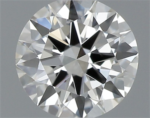 Picture of Natural Diamond 0.40 Carats, Round with Excellent Cut, I Color, VS2 Clarity and Certified by GIA