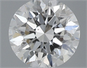 Natural Diamond 0.44 Carats, Round with Excellent Cut, E Color, VS2 Clarity and Certified by GIA