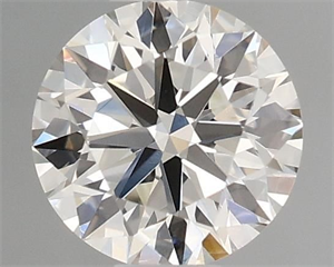 Picture of Natural Diamond 0.42 Carats, Round with Excellent Cut, H Color, VS1 Clarity and Certified by IGI