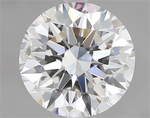 Picture of Natural Diamond 3.03 Carats, Round with Excellent Cut, H Color, VS1 Clarity and Certified by GIA