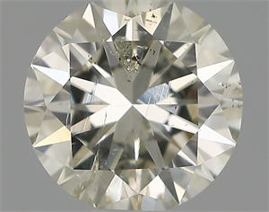 Picture of Natural Diamond 0.51 Carats, Round with Very Good Cut, I Color, SI2 Clarity and Certified by IGI