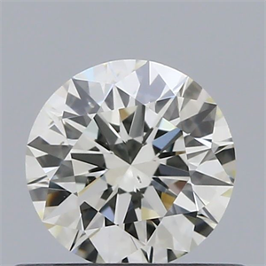 Picture of Natural Diamond 0.47 Carats, Round with Excellent Cut, K Color, SI1 Clarity and Certified by GIA