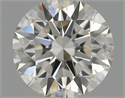 Natural Diamond 0.53 Carats, Round with Excellent Cut, H Color, SI1 Clarity and Certified by IGI