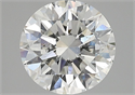 Natural Diamond 2.50 Carats, Round with Very Good Cut, J Color, SI1 Clarity and Certified by GIA