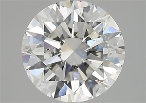 Picture of Natural Diamond 2.50 Carats, Round with Very Good Cut, J Color, SI1 Clarity and Certified by GIA