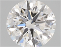 Natural Diamond 0.42 Carats, Round with Excellent Cut, F Color, VS2 Clarity and Certified by GIA