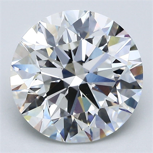 Picture of Natural Diamond 4.36 Carats, Round with Excellent Cut, G Color, VS1 Clarity and Certified by GIA