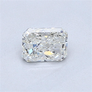 Picture of Natural Diamond 0.51 Carats, Radiant with  Cut, I Color, VVS1 Clarity and Certified by GIA