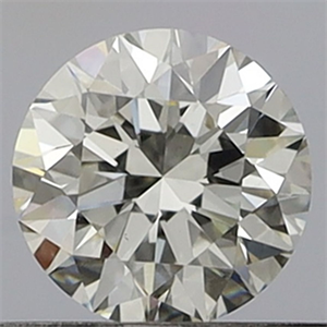 Picture of Natural Diamond 0.40 Carats, Round with Excellent Cut, I Color, VS1 Clarity and Certified by GIA