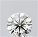 Natural Diamond 0.40 Carats, Round with Very Good Cut, K Color, VVS2 Clarity and Certified by GIA