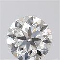 Natural Diamond 0.40 Carats, Round with Very Good Cut, H Color, VS2 Clarity and Certified by GIA