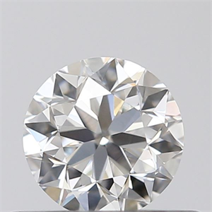 Picture of Natural Diamond 0.40 Carats, Round with Very Good Cut, H Color, VS2 Clarity and Certified by GIA