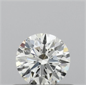 Natural Diamond 0.40 Carats, Round with Excellent Cut, J Color, VS2 Clarity and Certified by GIA