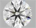 Natural Diamond 0.40 Carats, Round with Very Good Cut, G Color, IF Clarity and Certified by GIA