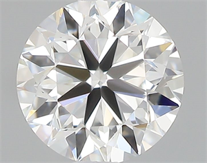 Picture of Natural Diamond 0.40 Carats, Round with Very Good Cut, G Color, IF Clarity and Certified by GIA