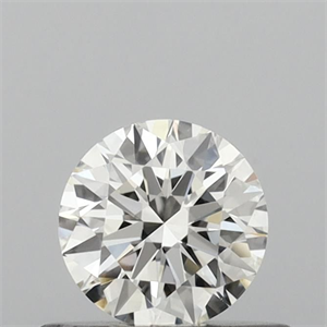 Picture of Natural Diamond 0.42 Carats, Round with Excellent Cut, G Color, VVS2 Clarity and Certified by IGI