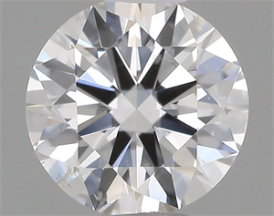 Picture of Natural Diamond 0.40 Carats, Round with Very Good Cut, F Color, SI2 Clarity and Certified by GIA