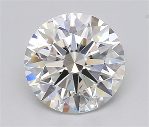 Picture of Natural Diamond 2.04 Carats, Round with Excellent Cut, F Color, SI2 Clarity and Certified by GIA